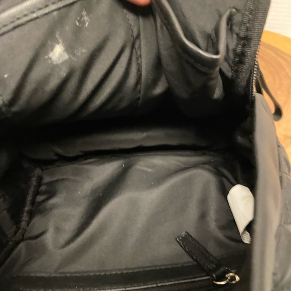 Steve Madden Mini Quilted Black Faux Leather Backpack - Picture 10 of 12